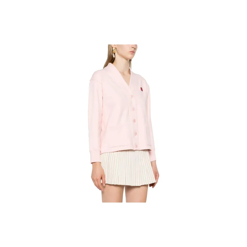 KENZO Boke Flower V Neck Buttoned Cardigan-3