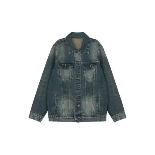 STARFEI Denim Jackets Women's Blue