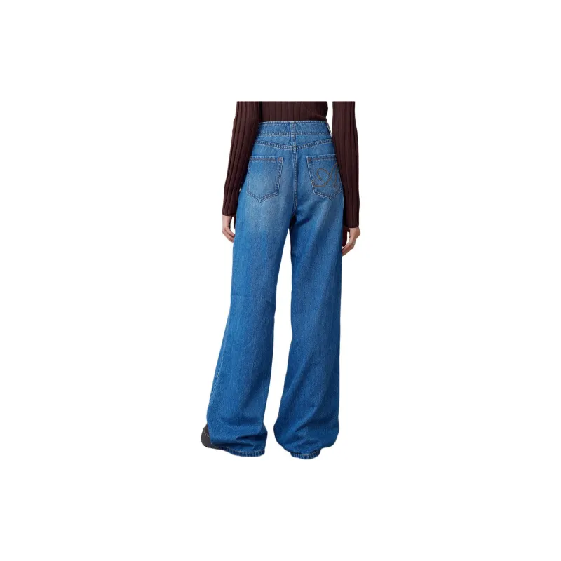 A21 Casual Pants Women's Light Medium Blue-1