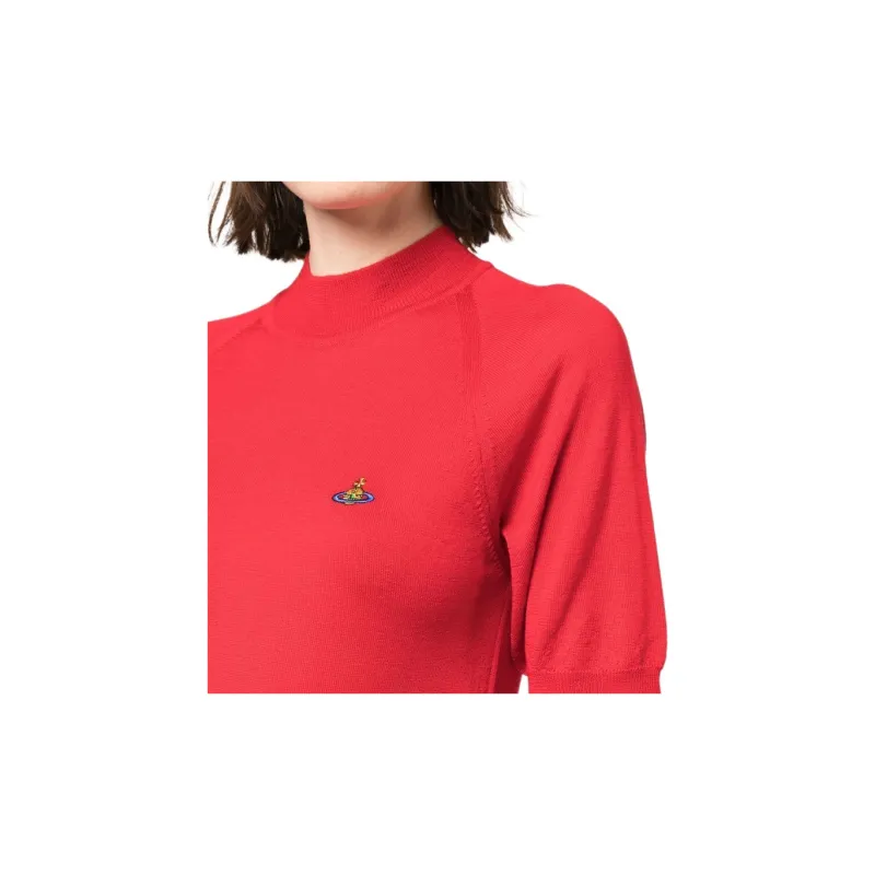 Vivienne Westwood Crop Tops Women's Red-4