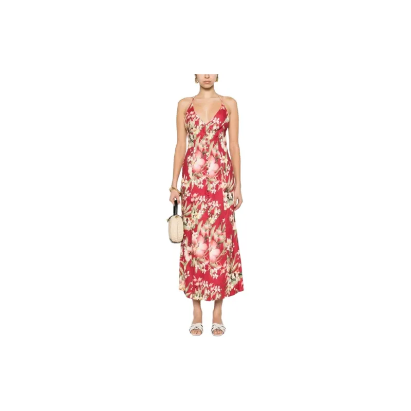 Zimmermann Slip Dress Women's Red-1