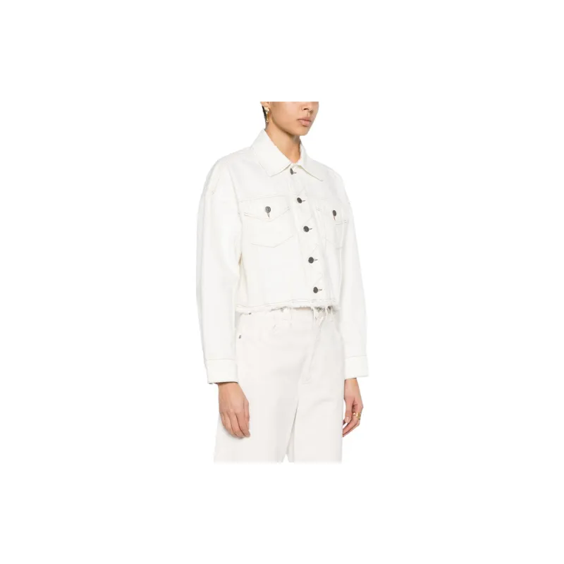 A.P.C x Natacha Ramsay-Levi Sainters SS24 Denim Jacket Women's Light Beige-2