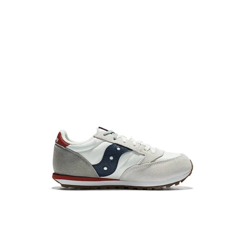 Saucony Jazz Original Low Top Kids' Running Shoes Gray Blue Red Kids'-1