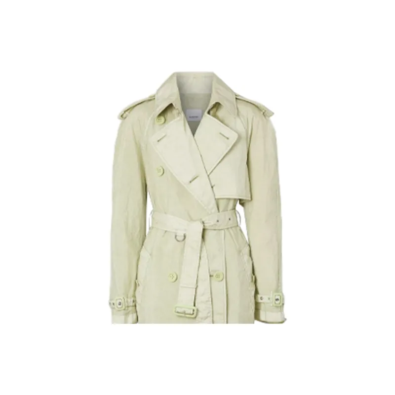 Burberry Trench Coat Women's Mist Green-4