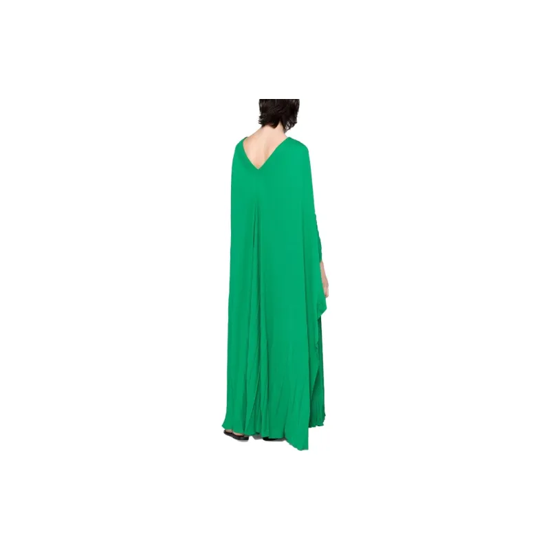 Valentino Long Sleeved Dresses Women's Green-1