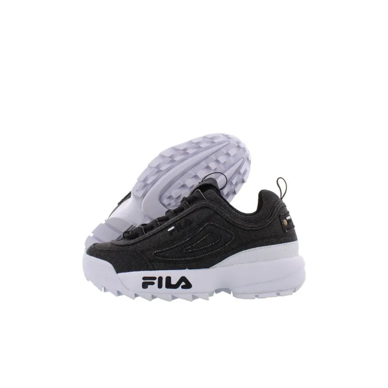 FILA Disruptor 2 Kids 'Black Denim'-3