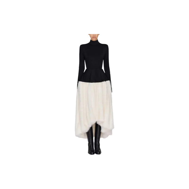 MONTSAND FW24 Camila Dress Long-Sleeved Dresses Women's Black-1