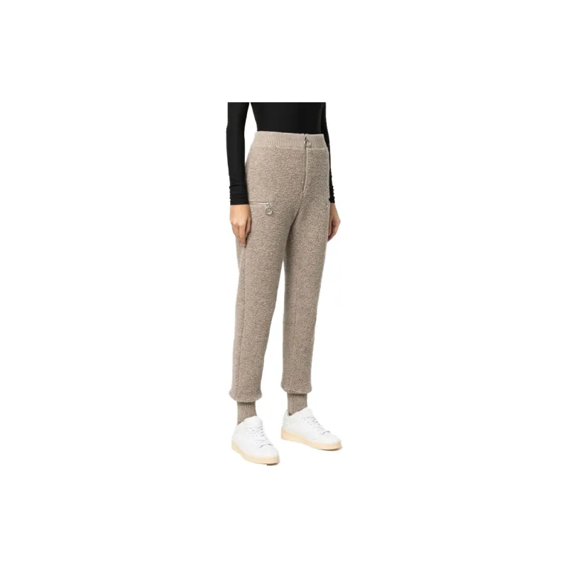 JIL SANDER Knitted Zip front Track Pants-3