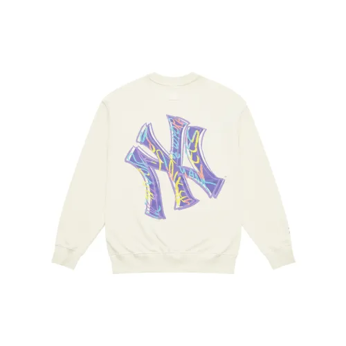 MLB Basic Collection Sweatshirts Unisex Cream