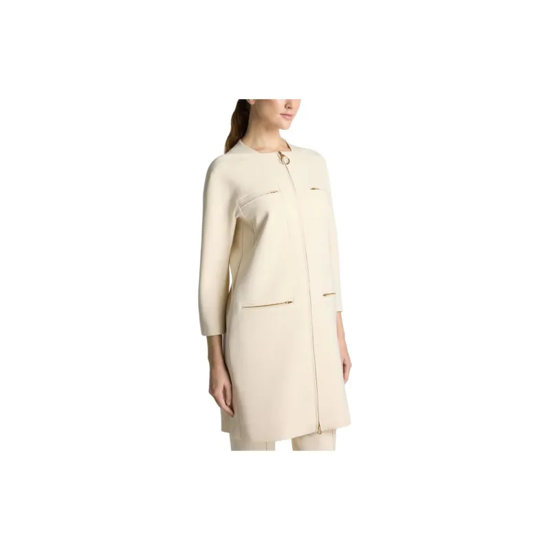 St. John Stretch-crepe Single-breasted Coat-2