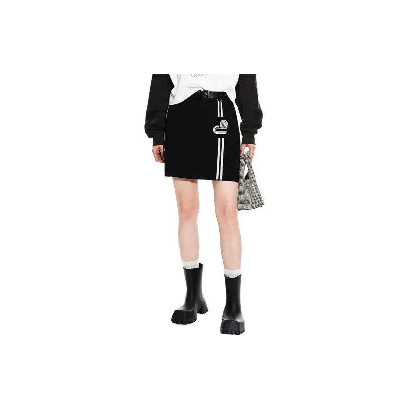 D'zzit Casual Short Skirts Women's Black-2