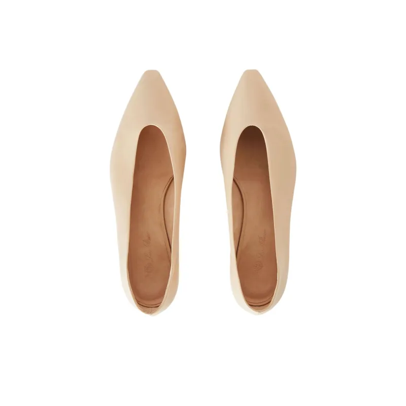 Loro Piana Rebecca Pointed Toe Ballerina Shoes Women's-3