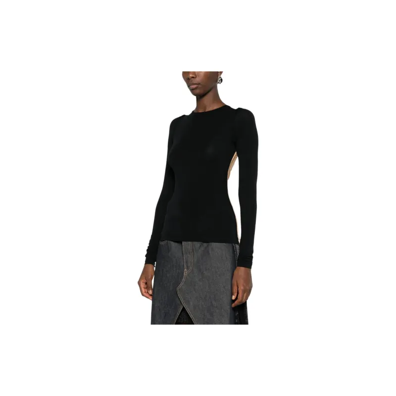 MM6 Maison Margiela T Shirt Women's Black-2