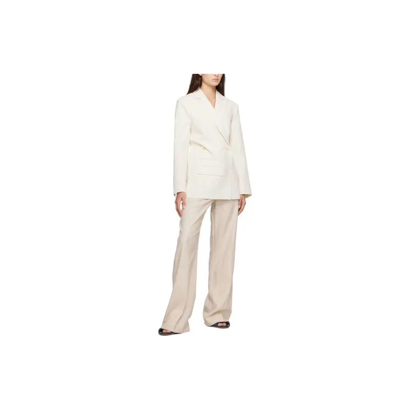 Jacquemus Casual Pants Women's Light Beige-4