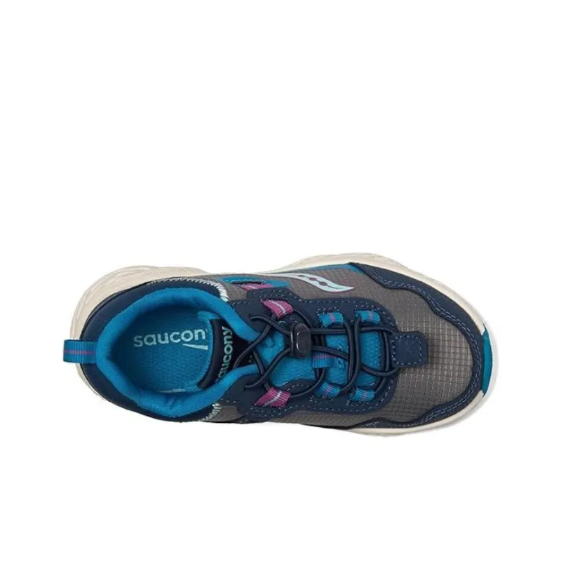 saucony Wind Shield 3.0 Big Kid 'Navy Grey'-3