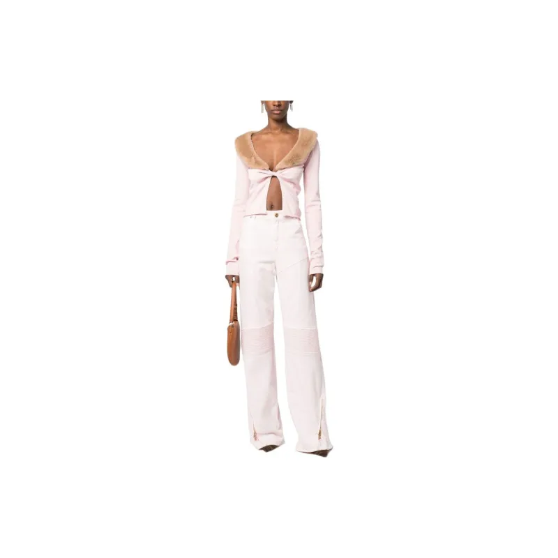 Blumarine Crop Tops Women's Pink-1