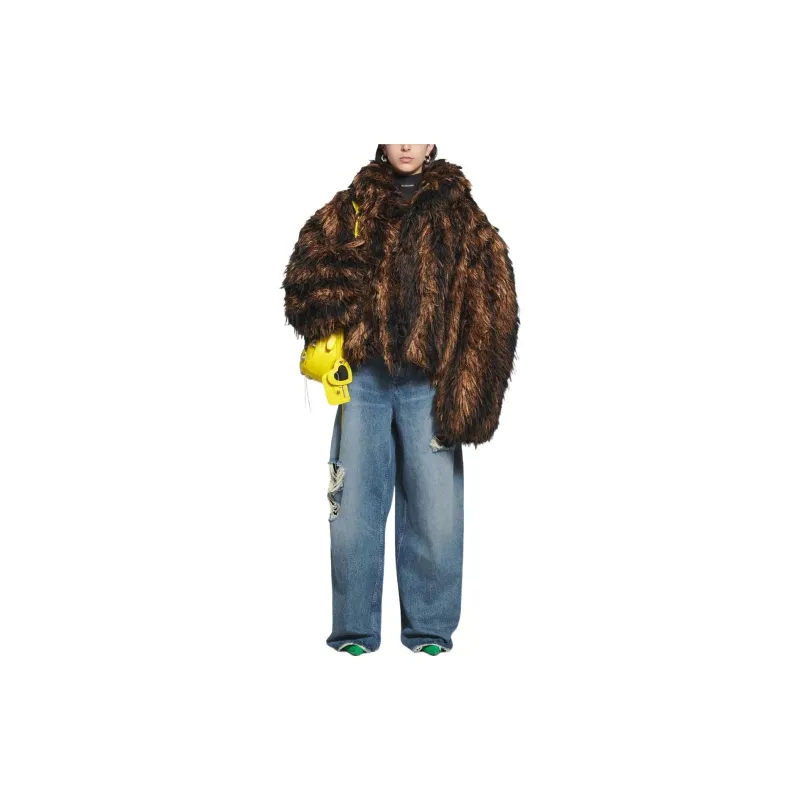 Balenciaga Jackets Women's Brown-1