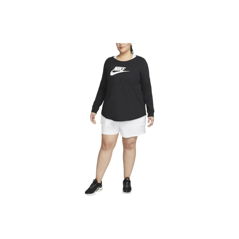 Nike Sportswear Club Women's Long Sleeve T Shirt Plus Size-2