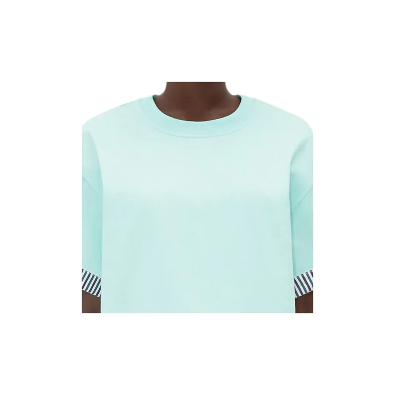 Bottega Veneta SS24 T-Shirt Women's Light Green Turquoise Stone Color-3