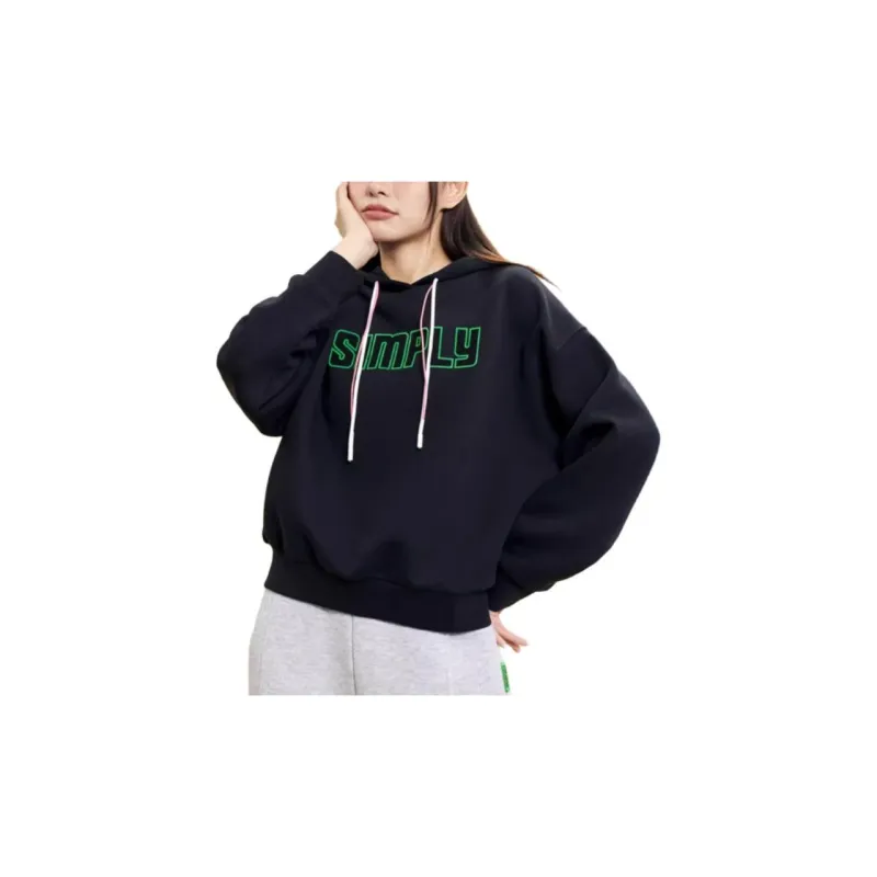 XTEP Vitality Series Sweatshirt Women's Jet Black-3