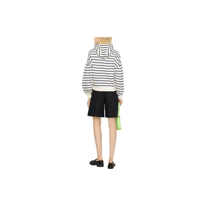 TWINSET Logo-print Breton-stripe Hoodie-2