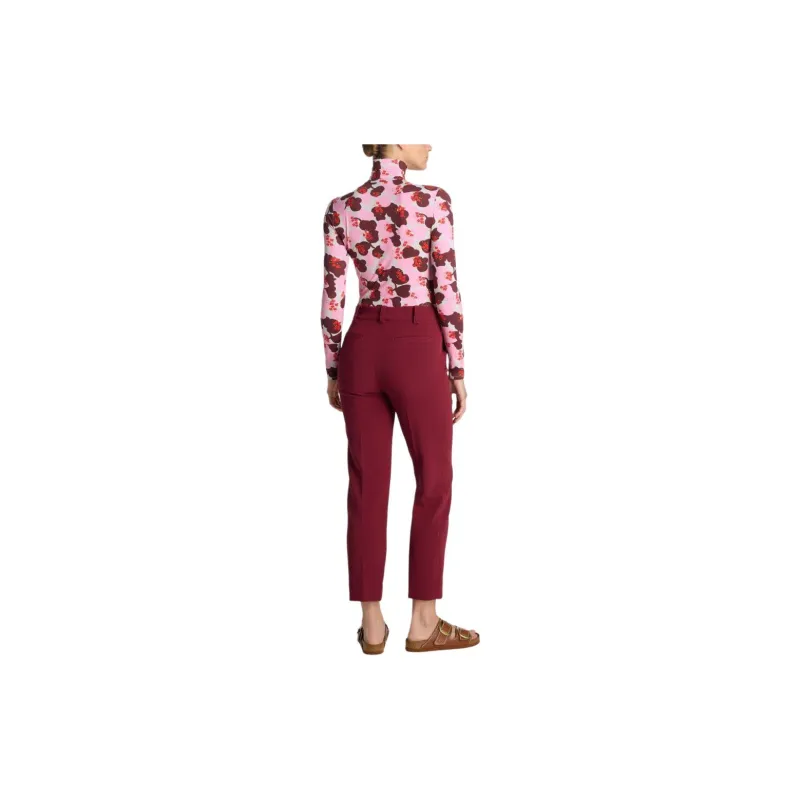 St. John Floral-print Roll-neck Top-2