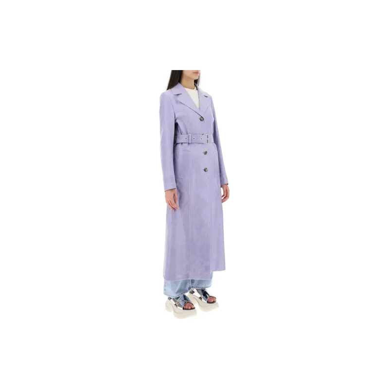 MARNI Trench Coats Women's Blue-3