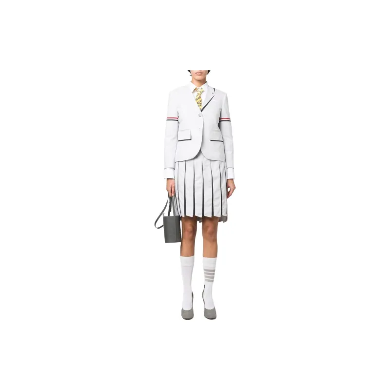 THOM BROWNE Trompe L'oeil Striped Blazer-1