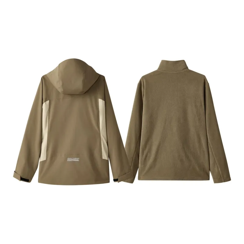 Skechers Jackets Coats Men's Coffee Brown-1