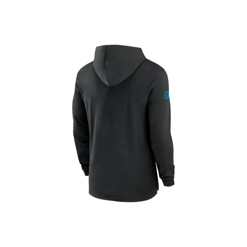Nike Carolina Panthers Sideline Men's Nike Dri FIT Nfl Long Sleeve Hooded Top-1