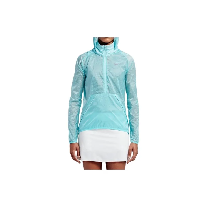 Nike Waterproof And Windproof Windbreaker Jacket Women's Blue-2