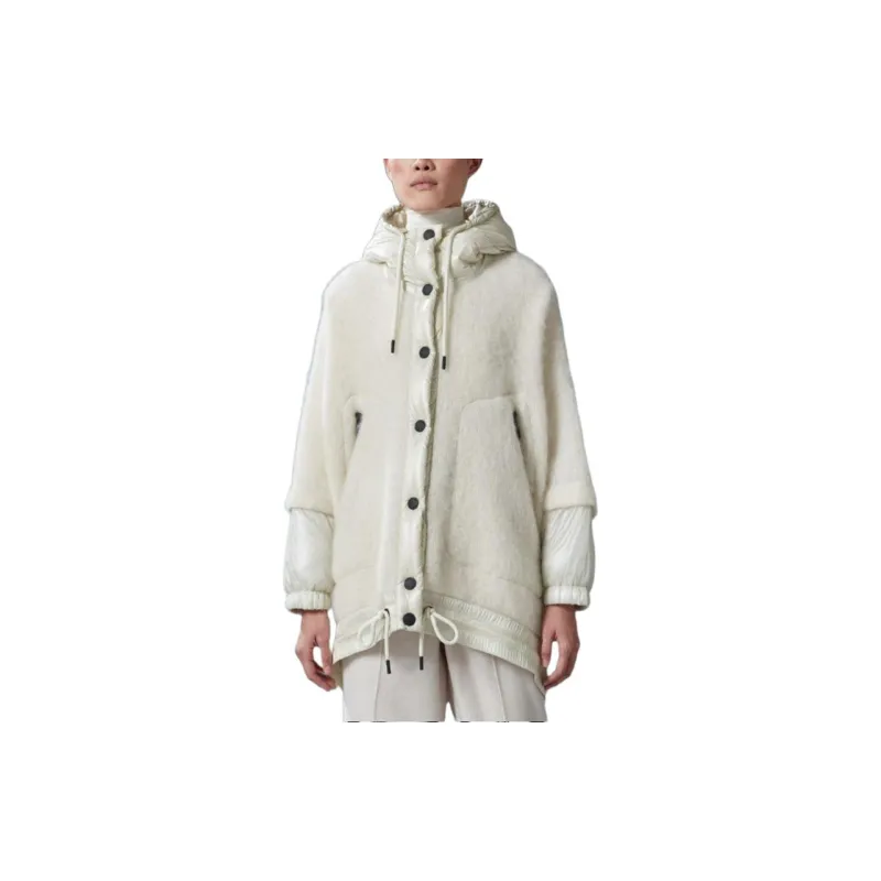 Moncler Drawstring Hooded Cape-1