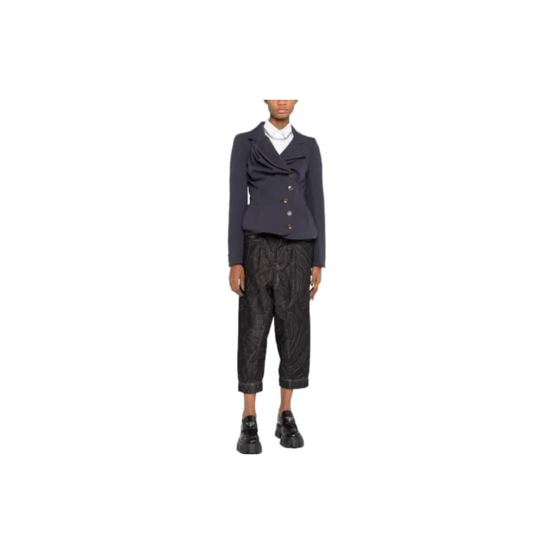 Vivienne Westwood Business Suit Women's Navy Blue-1