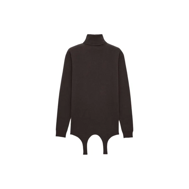 SAINT LAURENT Turtleneck Garter Jumper-1