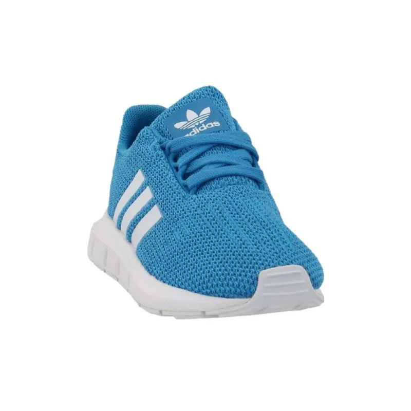 Adidas Swift Run Cushioning Wear-Resistant Low-Top Running Shoes Blue Kids'-2