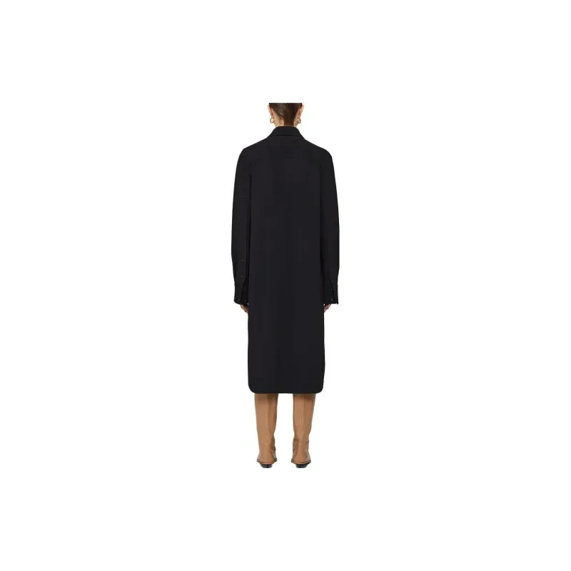 JIL SANDER Long Sleeved Dresses Women's Black-2