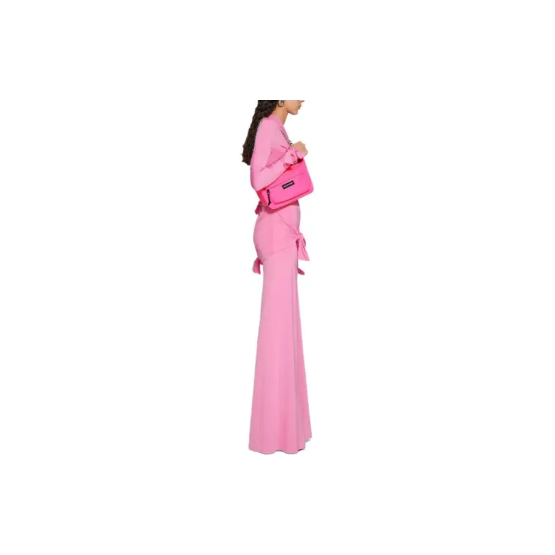 Balenciaga SS23 Long-Sleeved Dresses Slim Fit Women's Pink-3