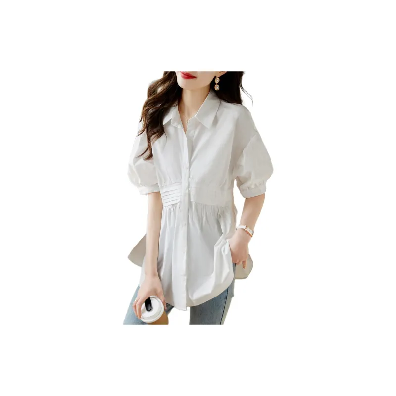Still Quiet Shirt Women's White-2