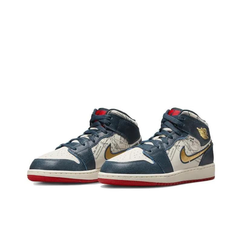 Air Jordan 1 Mid SE Take Flight GS-2
