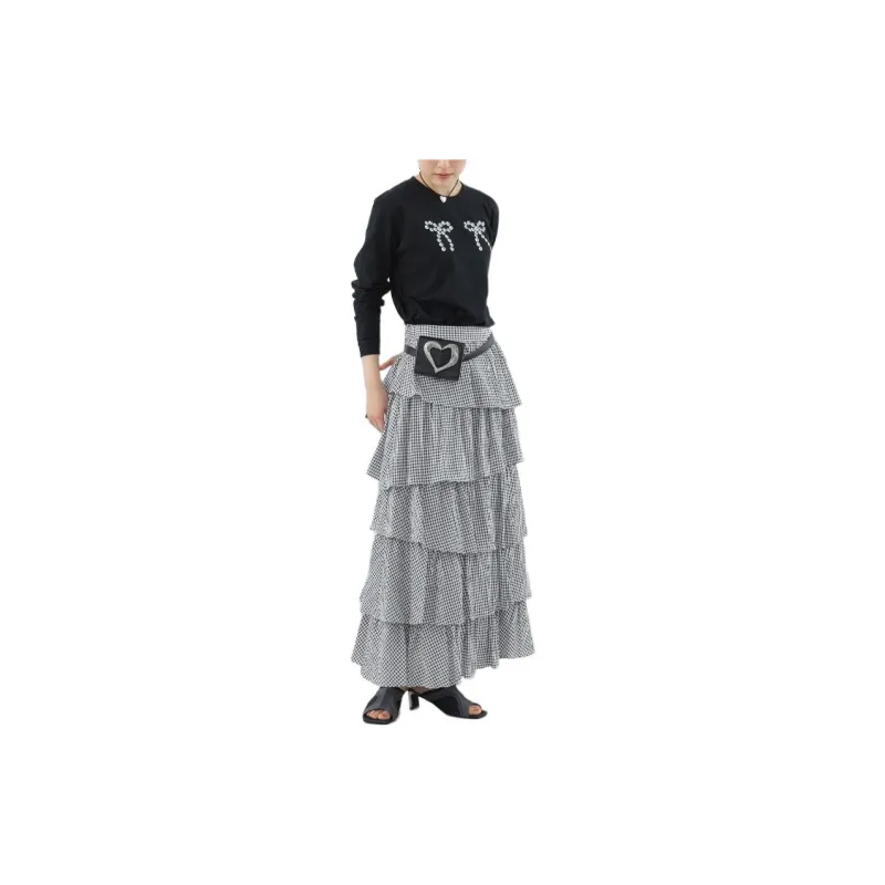 Beams Casual Long Skirt Women's-2