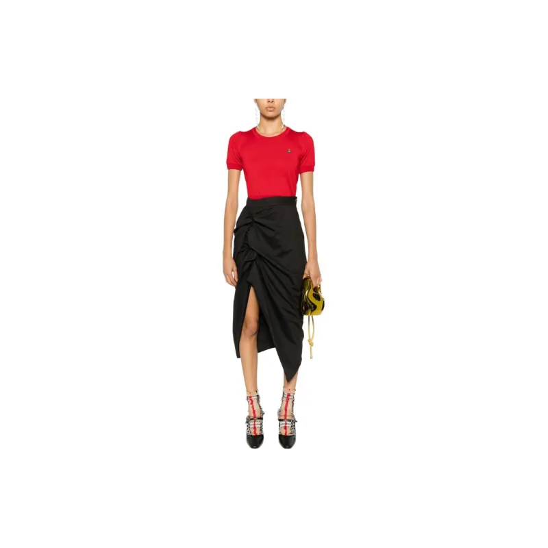 Vivienne Westwood Side Panther Gathered Skirt-1