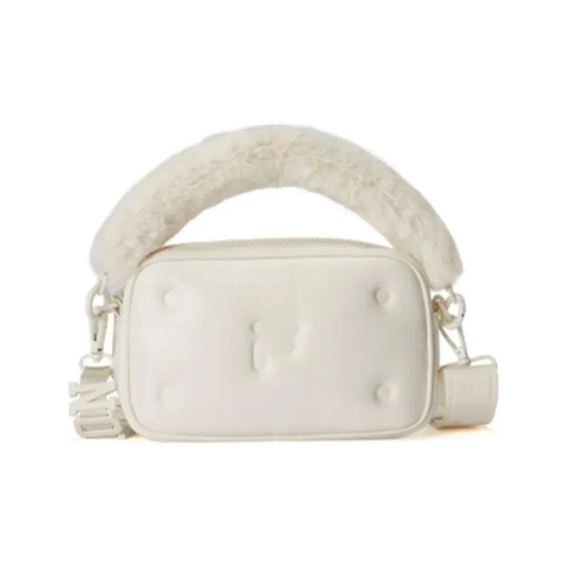 FILA FUSION PU Shoulder Bag Crossbody Bag Handbag Extra Small Unisex Snow-2