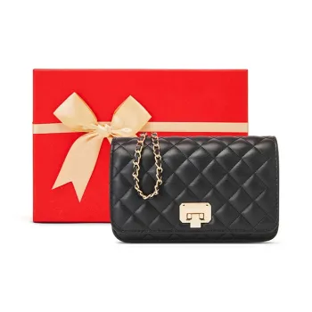 BOSTANTEN PU Crossbody Bag, Shoulder Bag Medium Size Women's Black