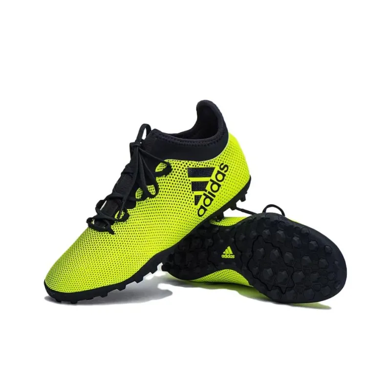 TANGO x Adidas X 17.3 TF Rubber Broken Studs Anti Slip Wear Resistant Soccer Shoes Men's Green-2