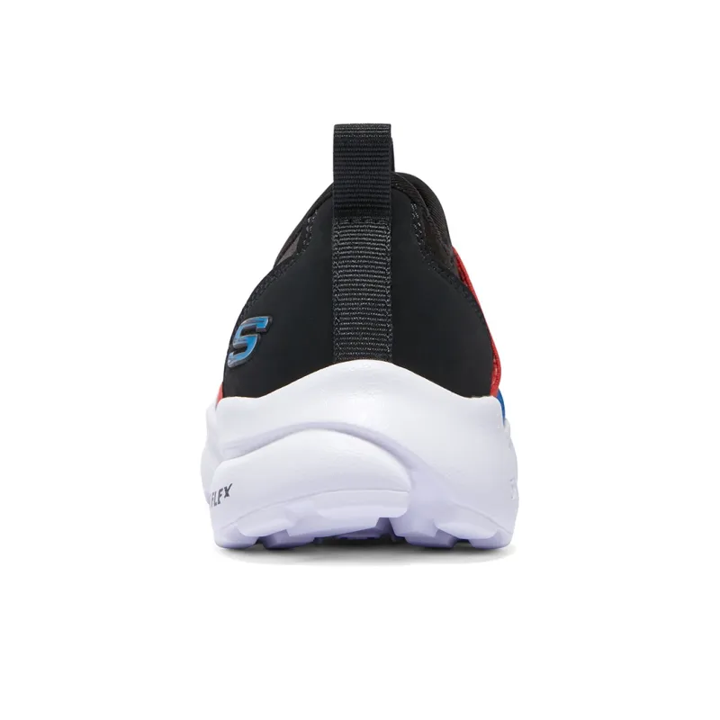 Skechers Anti Slip Wear Resistant Low Top Kids' Running Shoes Blue Black Teenagers-4
