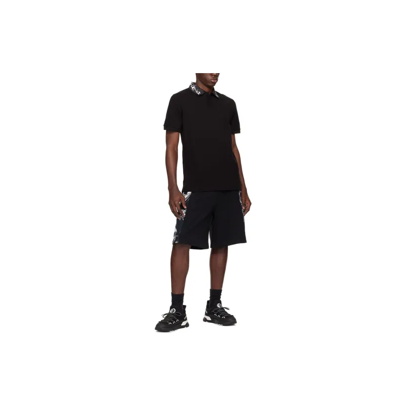 VERSACE JEANS COUTURE SS24 Polo Shirt Men's Black-6