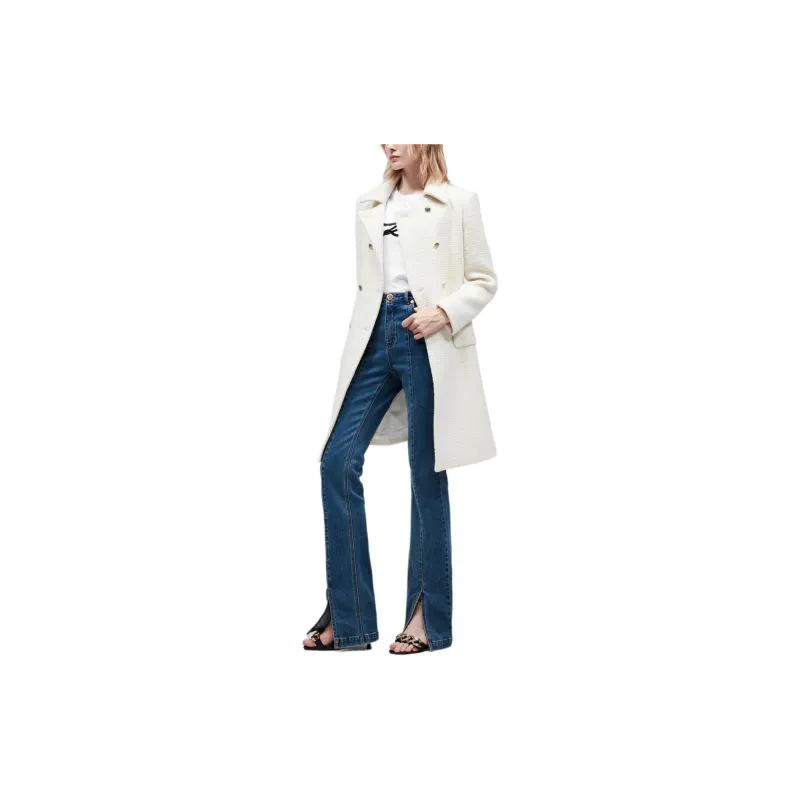 KARL LAGERFELD Coats Women's White-3