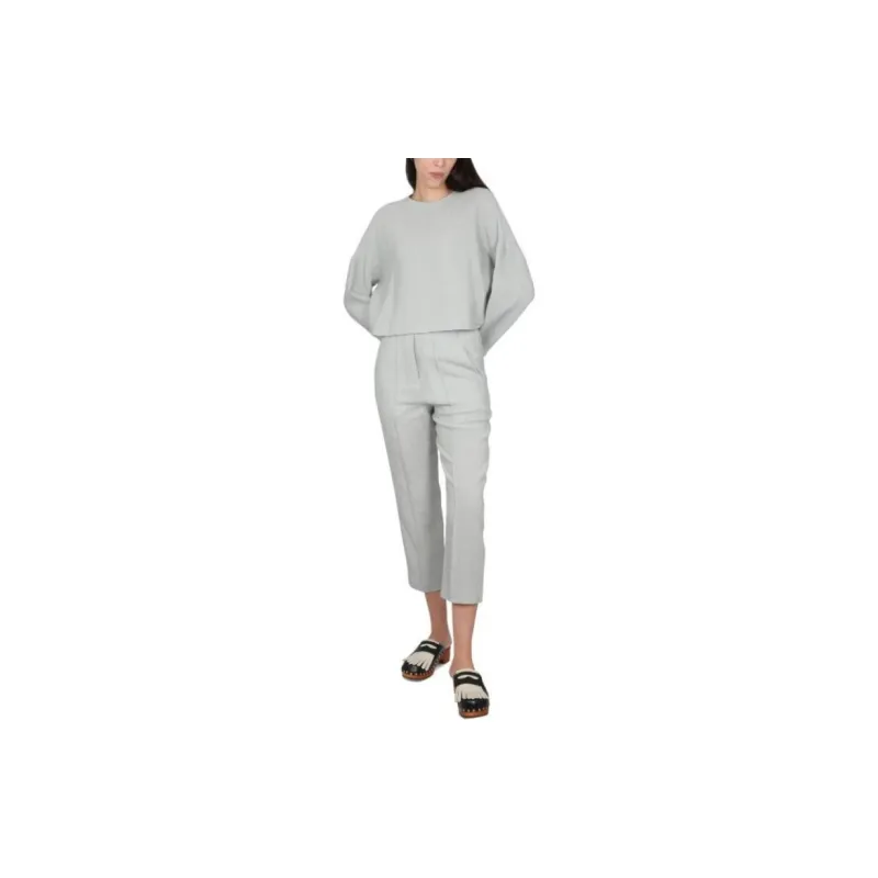 Alysi Cropped Tailored Pants-3