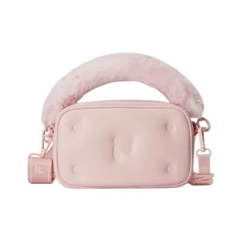 FILA FUSION PU Shoulder Bag Crossbody Bag Handbag Extra Small Unisex Leather Mud Pink