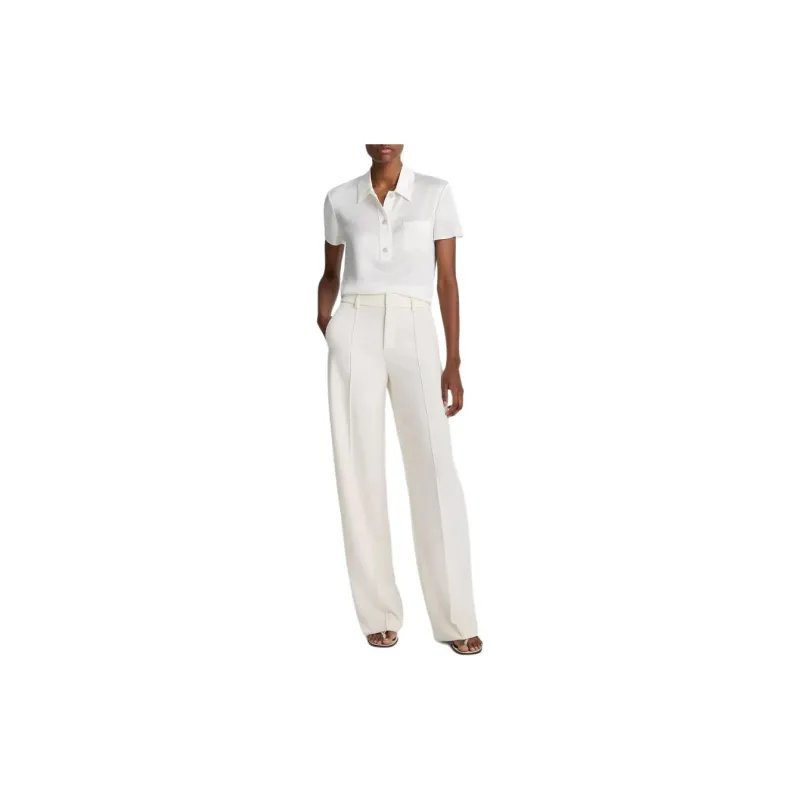 VINCE Polo Shirts Women's White-2